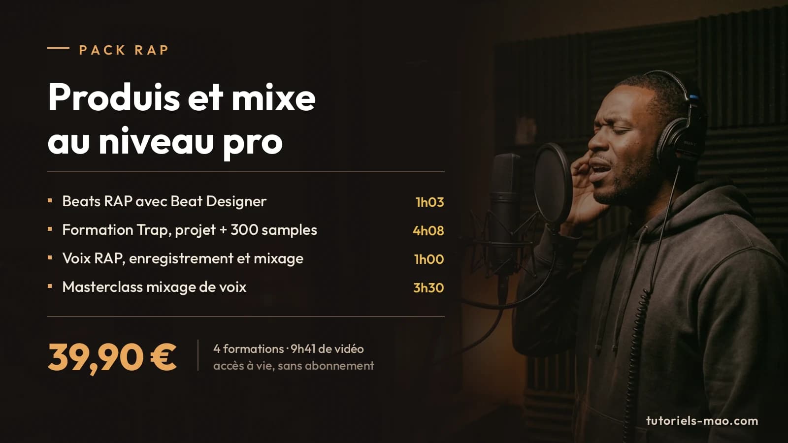 Pack RAP : produisez et mixez au niveau pro