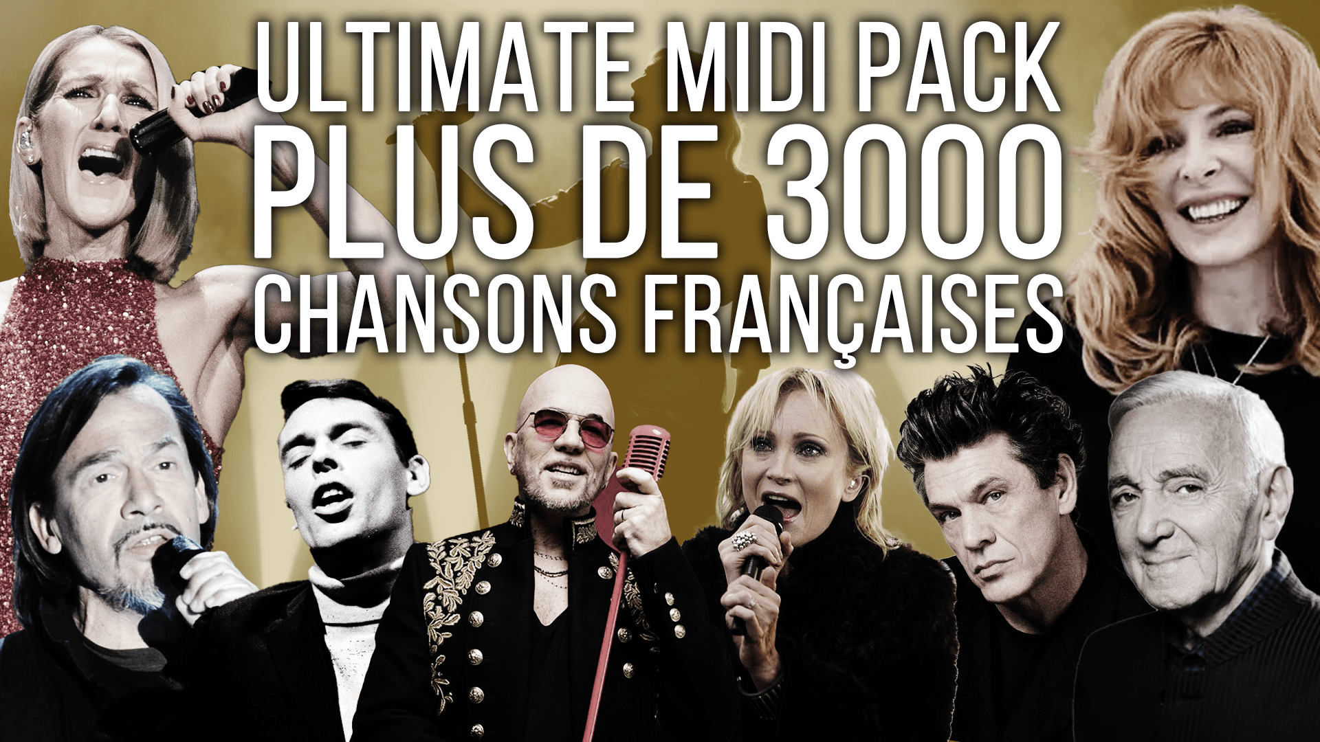 Pack MIDI Français : variété, chanson, pop à portée