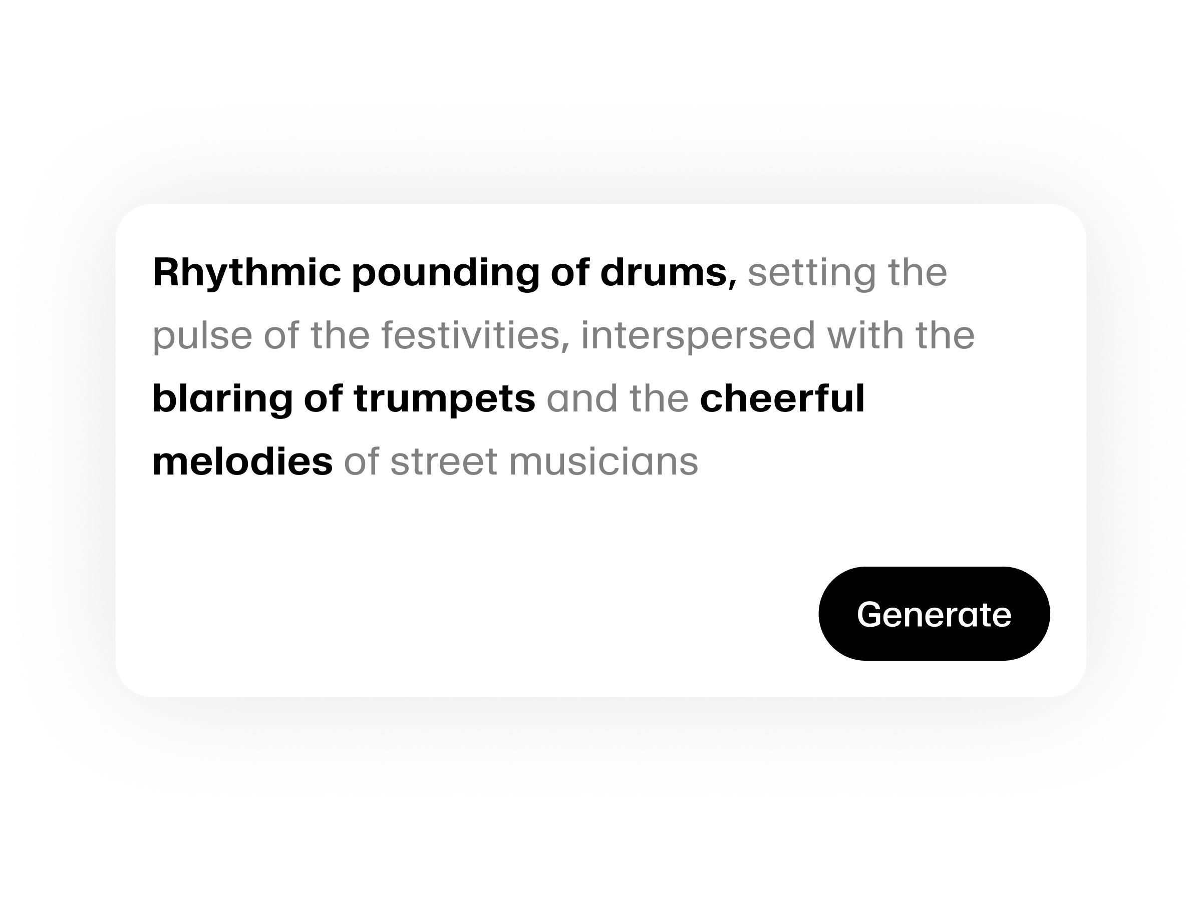 Interface du générateur d'effets sonores ElevenLabs où l'on tape une phrase pour obtenir un son
