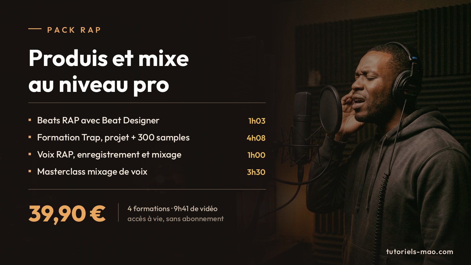 Pack RAP : produis et mixe au niveau pro